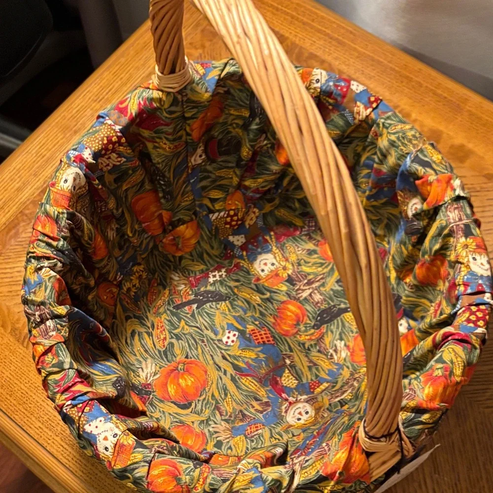 Fall Decor Wicker Basket-the Collection of Albin Linor, Master Weaver & Designer
